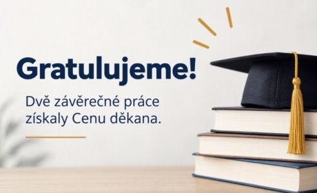 Dvě závěrečné práce na KPO získaly Cenu děkana